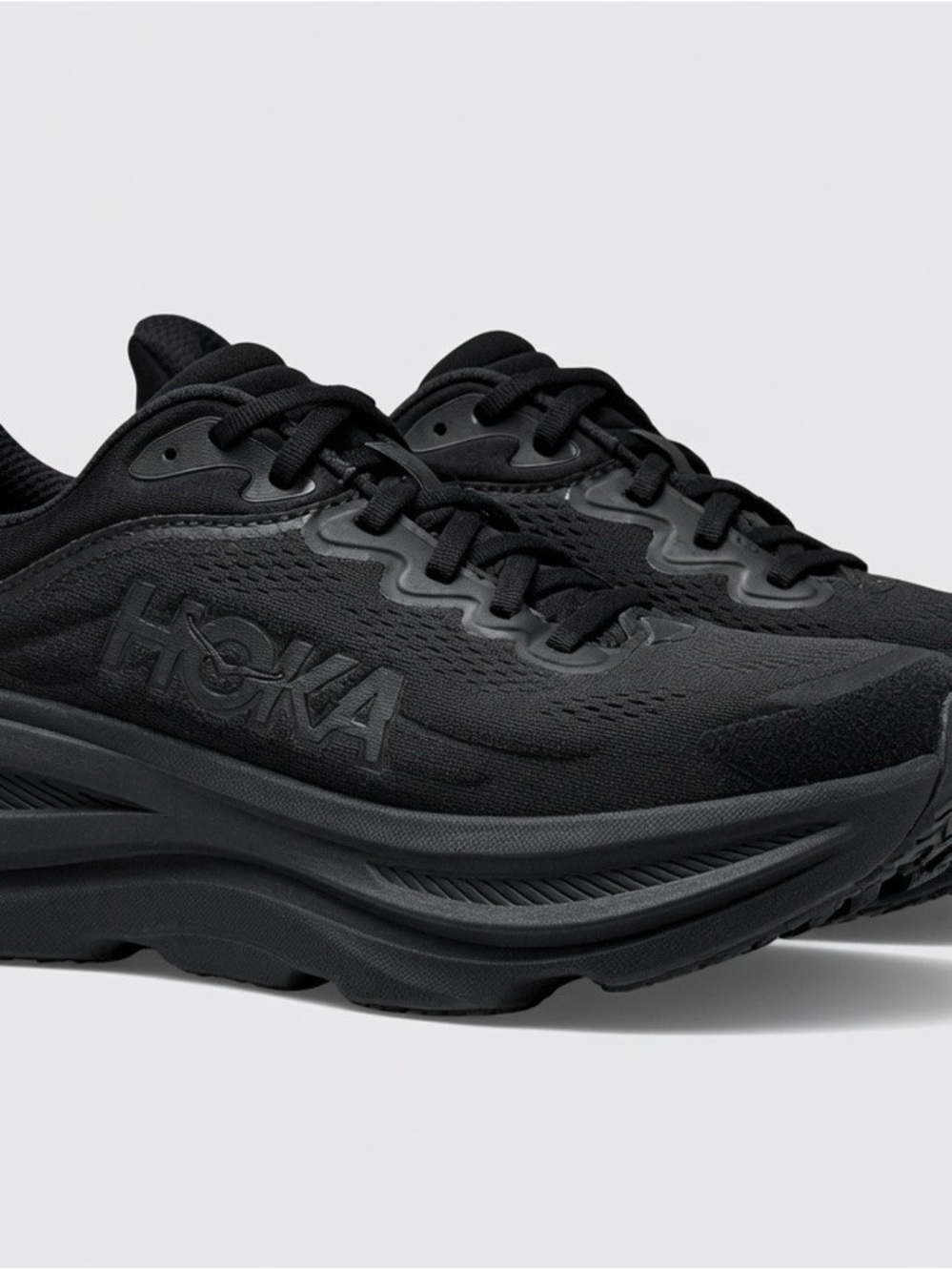 Hoka One One Black Men's Road-Running Sneakers